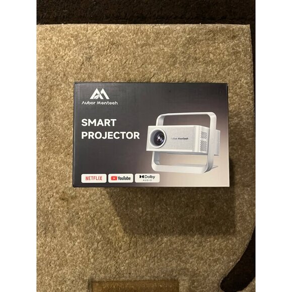 Smart 4K WiFi Bluetooth Projector, Native 1080P HDR10+ Portable Home Theater - Picture 1 of 9